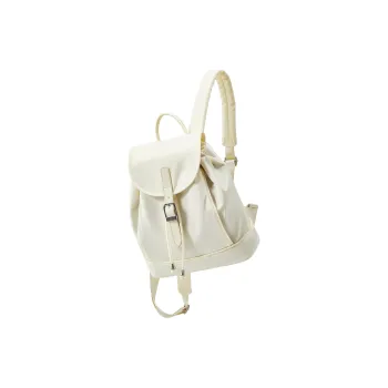 NANACREW Fabric Bucket Bag Backpack Regular Women's Black/Ecru/Burgundy