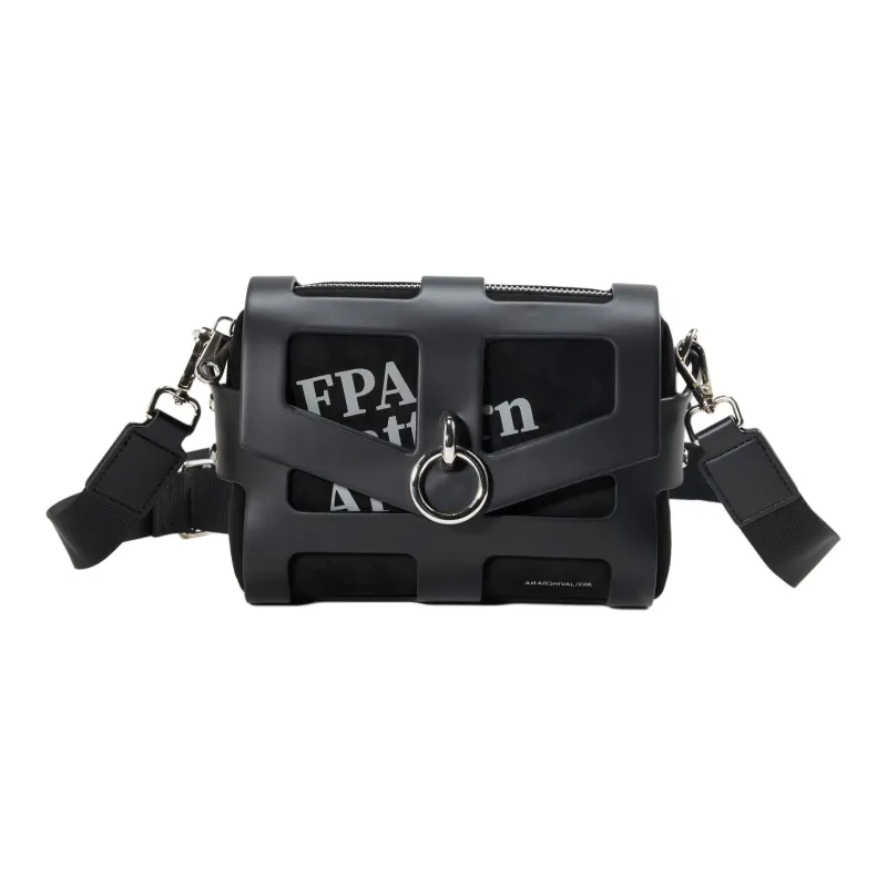 FPA Leather Crossbody Bag Unisex Black-0