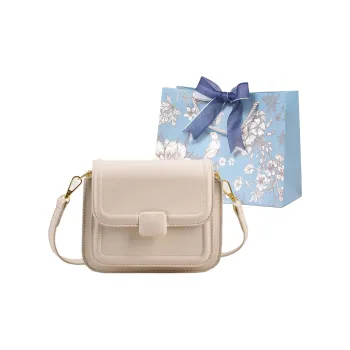 REDOO PU Shoulder Bag Women's Elegant White/Milk Tea Apricot/Delicate Green/Versatile Black