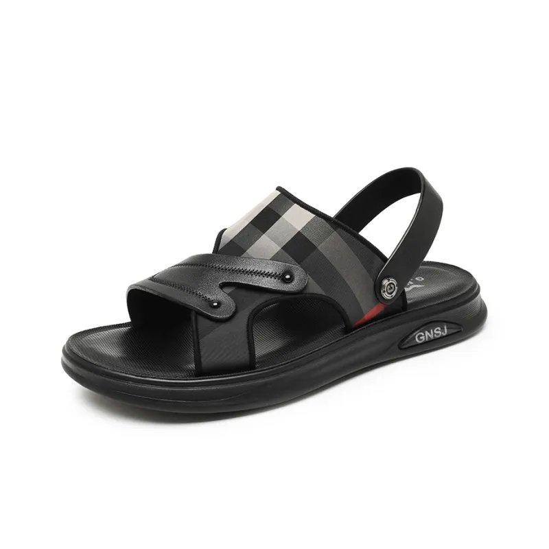 G.N.SHIJIA Beach Sandals Men Black-1