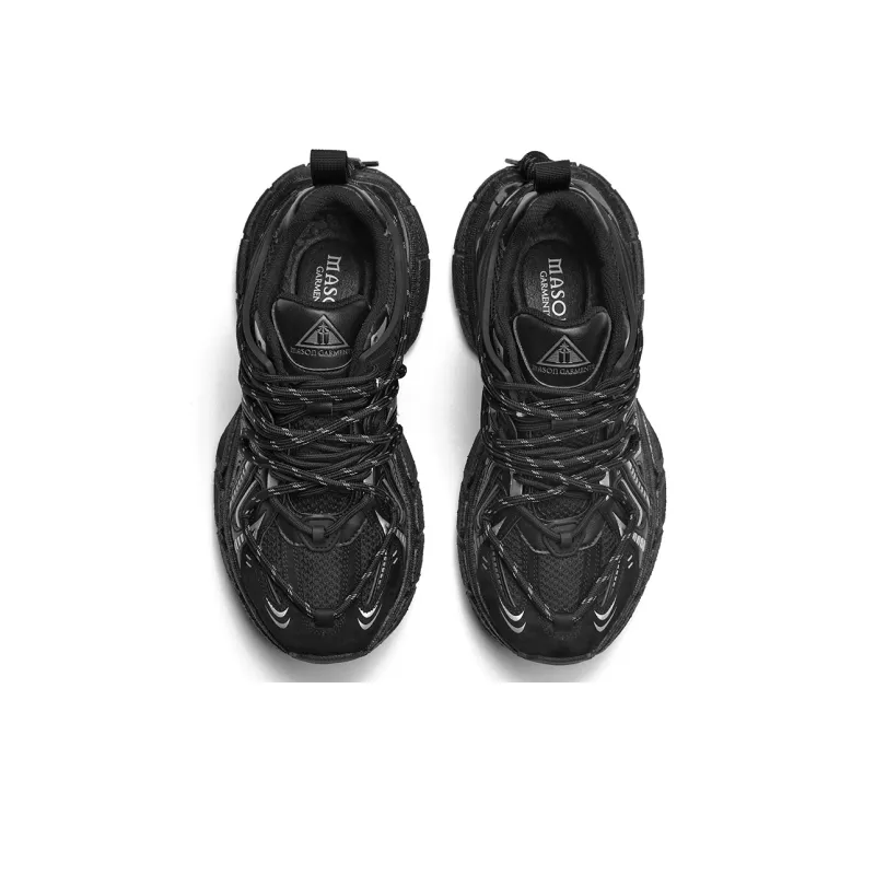 Masongarments Cage Series Abrasion Resistant, Breathable, Lightweight, Height Increasing Low Top Chunky Sneakers Unisex-19