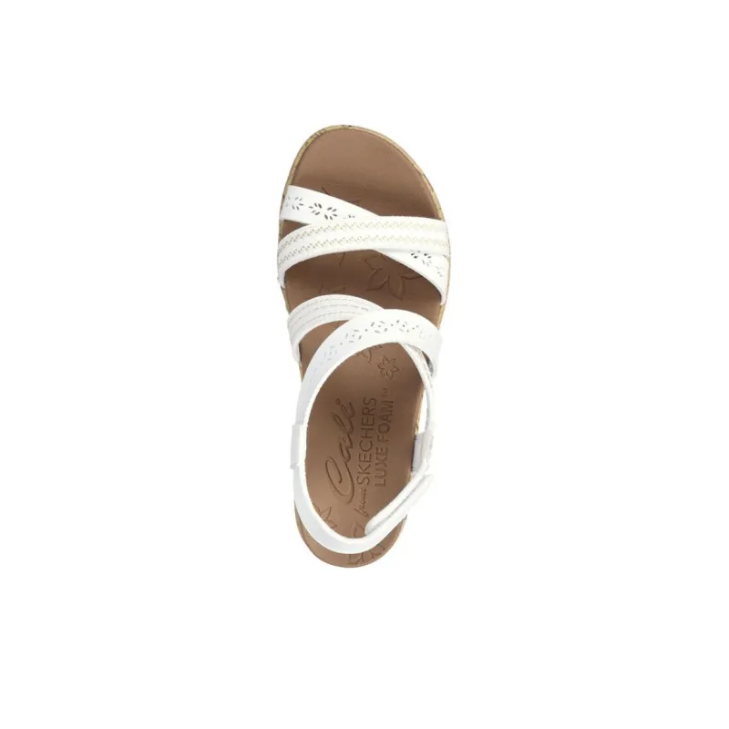Skechers Cali Beverlee Strap Sandals Women's White-3