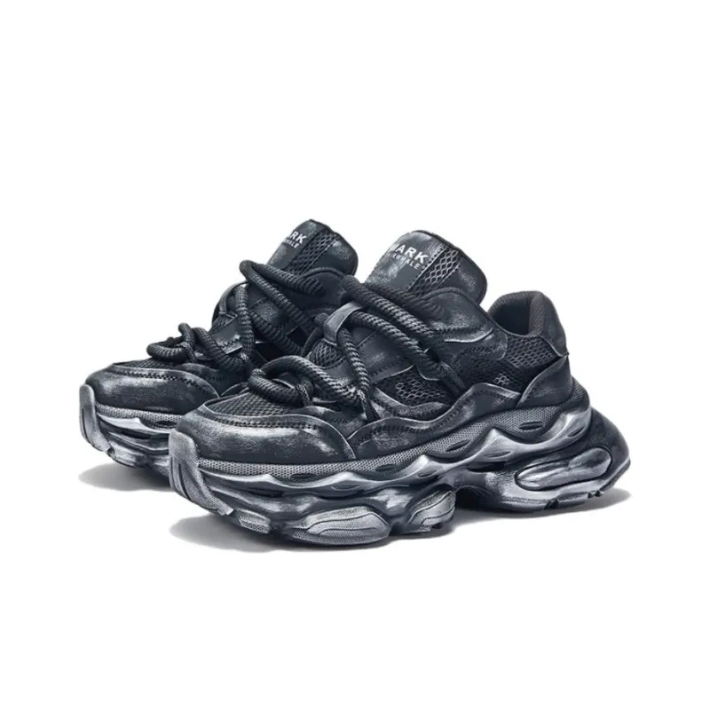 FAIRWHALE Wear resistant, Lightweight, Breathable, And Non slip. Low Top Chunky Sneakers Men's-8