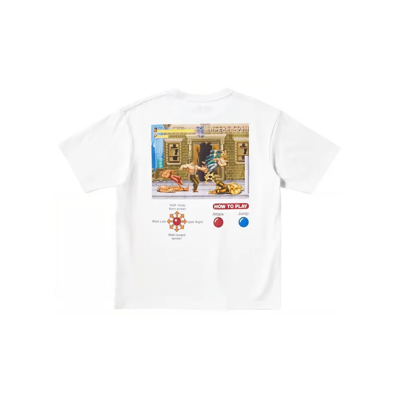 UNIQLO x Kosuke Kawamura X Capcom T-Shirt Unisex White-1