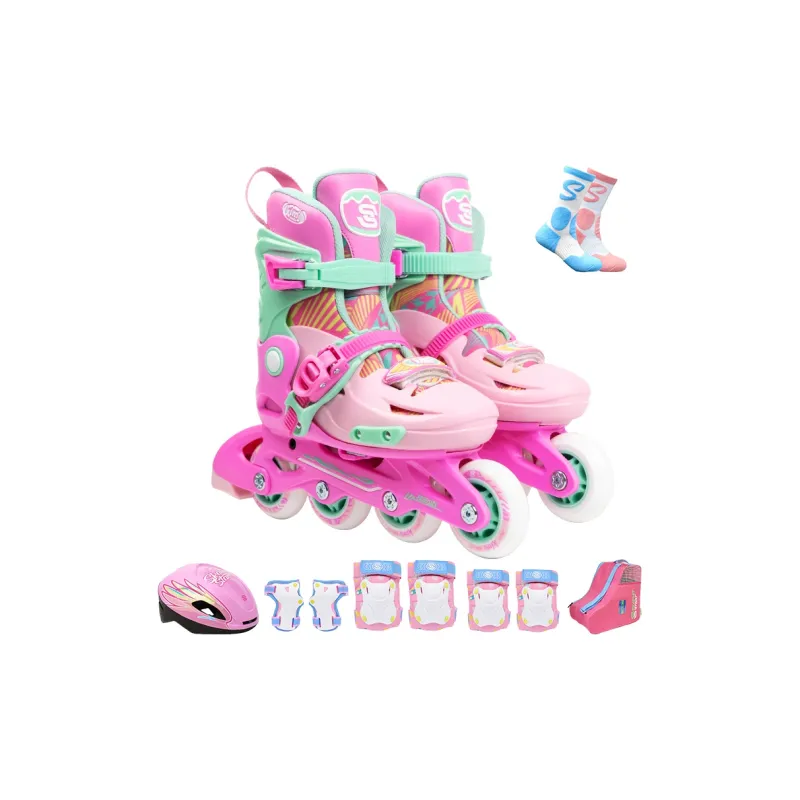 SKATING START Inline Skates Roller Skates Training Recommendation Kids' Four Sizes Adjustable-53