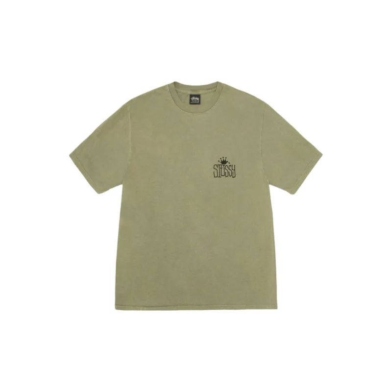 Stussy Crown International Pigment Dyed Tee Black-3