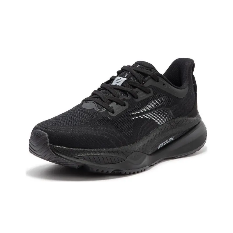 361° Cushioning Lightweight Low-Top Running Shoes Men's Black Gray-1