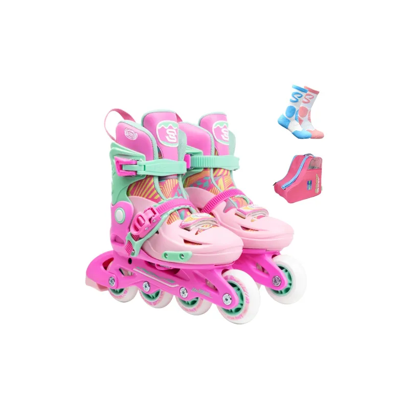 SKATING START Inline Skates Roller Skates Training Recommendation Kids' Four Sizes Adjustable-43