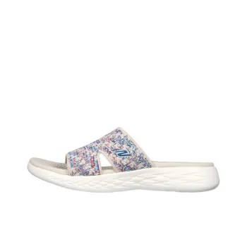 Skechers ON THE GO Slip-Resistant Abrasion-Resistant Slide Slippers Women's White