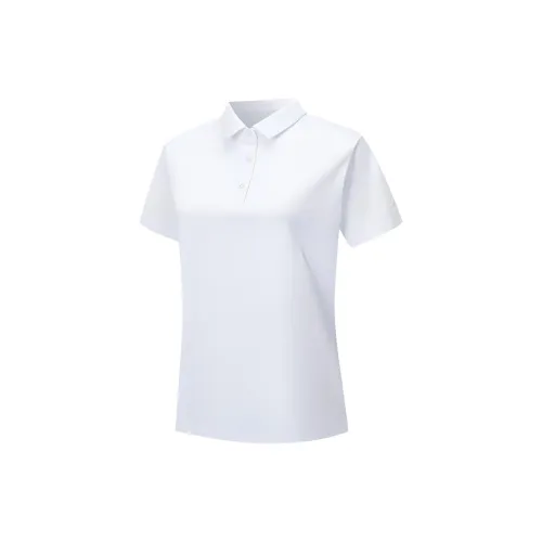 XTEP Variety Training Collection Polo Shirts Women's Pearl White