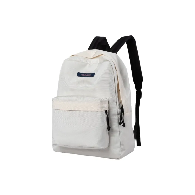 PULUWIRR Oxford Backpack Regular Unisex Milk White/Khaki/Navy Blue-0