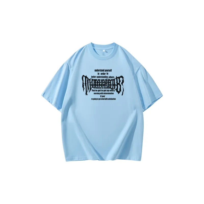 Cotton Short Sleeved T Shirts Unisex-14