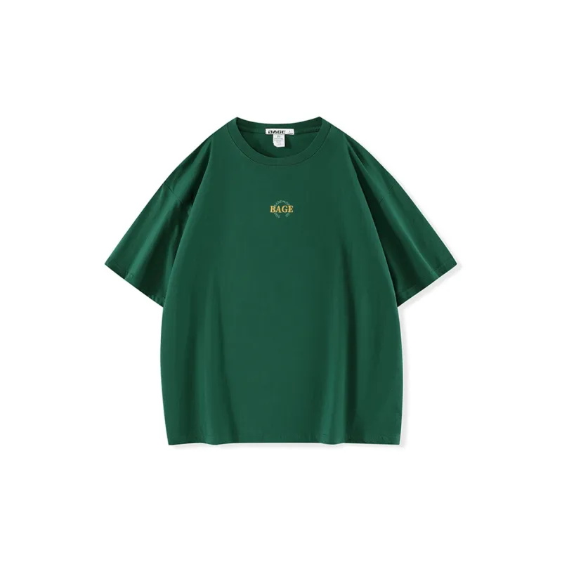 BAGE Drop Shoulder Sleeve T Shirt Unisex-13