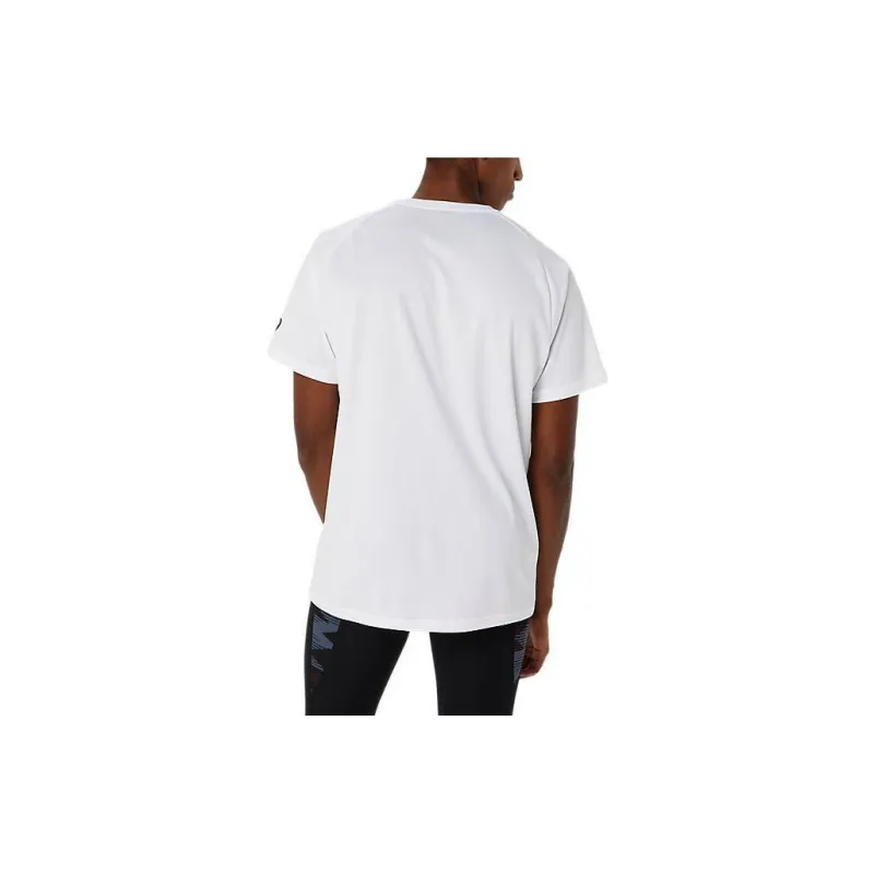 Asics Track Event Graphic T Shirts Men White-1
