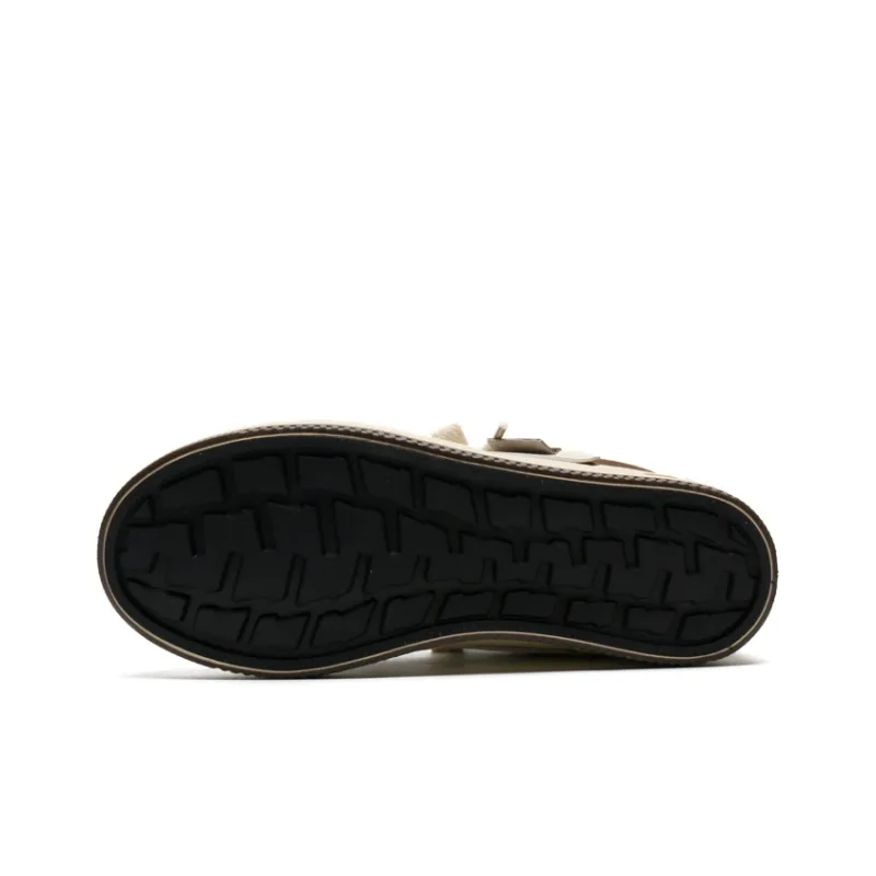 Mengsai Abrasion Resistant Slip Resistant Low Top Skateboard Shoes Unisex Brown-3