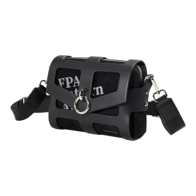 FPA Leather Crossbody Bag Unisex Black-2