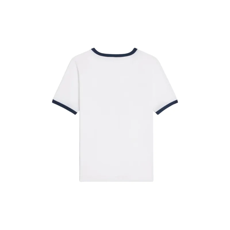 CELINE Logo Embroidered Crewneck T-Shirt-1