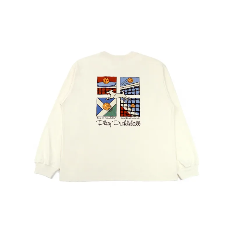 SANJQ T Shirts Unisex Ecru-1