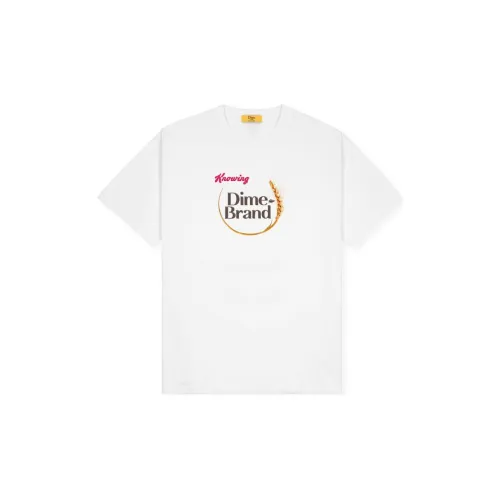 Dime T-Shirts Men White