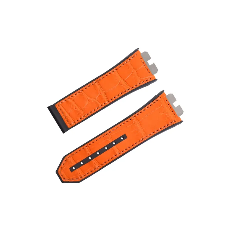 VAGENARI Rubber Strap Unisex Watch Band Compatible With Hublot Big Bang Tattoo Edition 45mm 415 Watch Band Unisex-4
