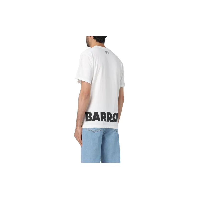 Barrow Logo Lettering Crewneck T Shirt-1