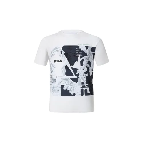 FILA T-Shirts Men Starlight White