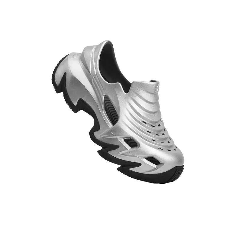 OGR DragonSpike Clogs Unisex Titanium Silver Metal OG Basic-3