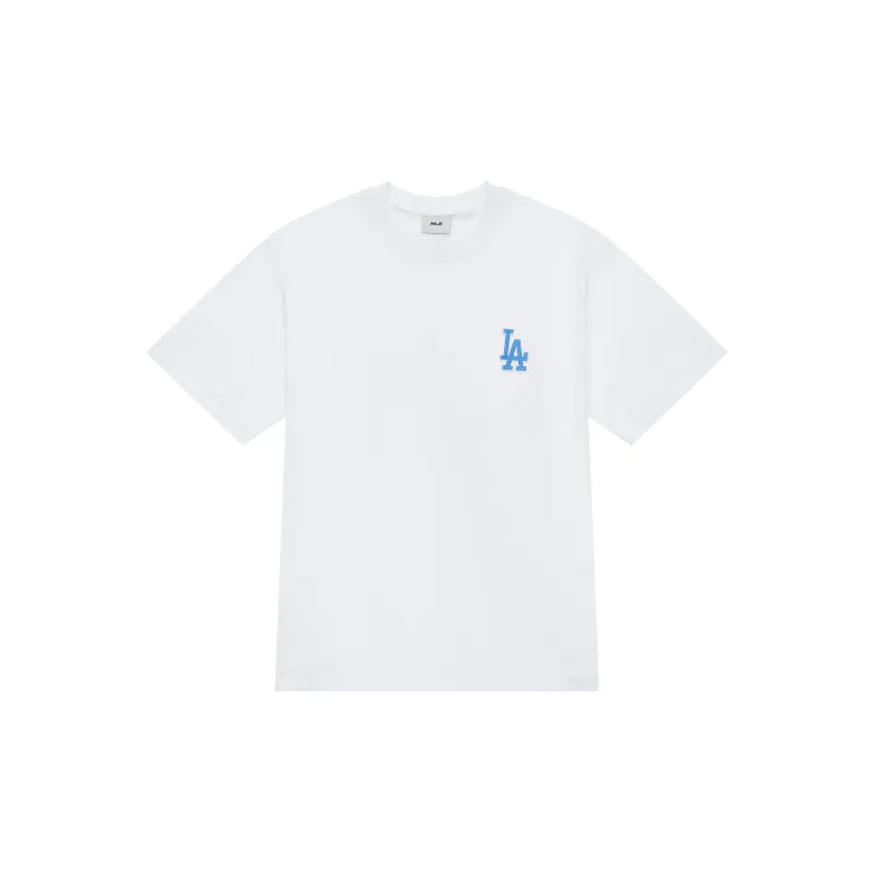 MLB MONOGRAM Monogram Collection Los Angeles Dodgers SS24 Set in Sleeve T Shirt Unisex White-1