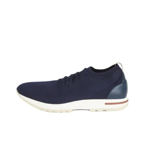 Loro Piana Casual Shoes Men Low-Top Military Blue