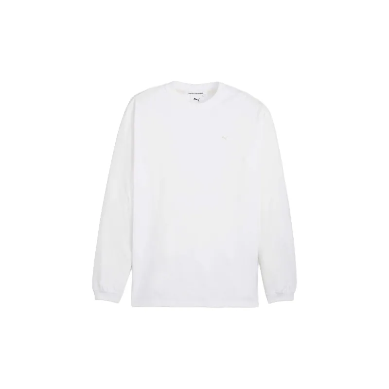 PUMA MMQ Long Sleeve Tee T-Shirt Men's White-1