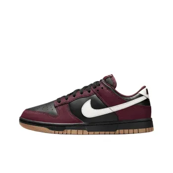 Nike Dunk Low Next Nature Anti-Slip Wear-Resistant Low-Top Skateboard Shoes Women's Burgundy