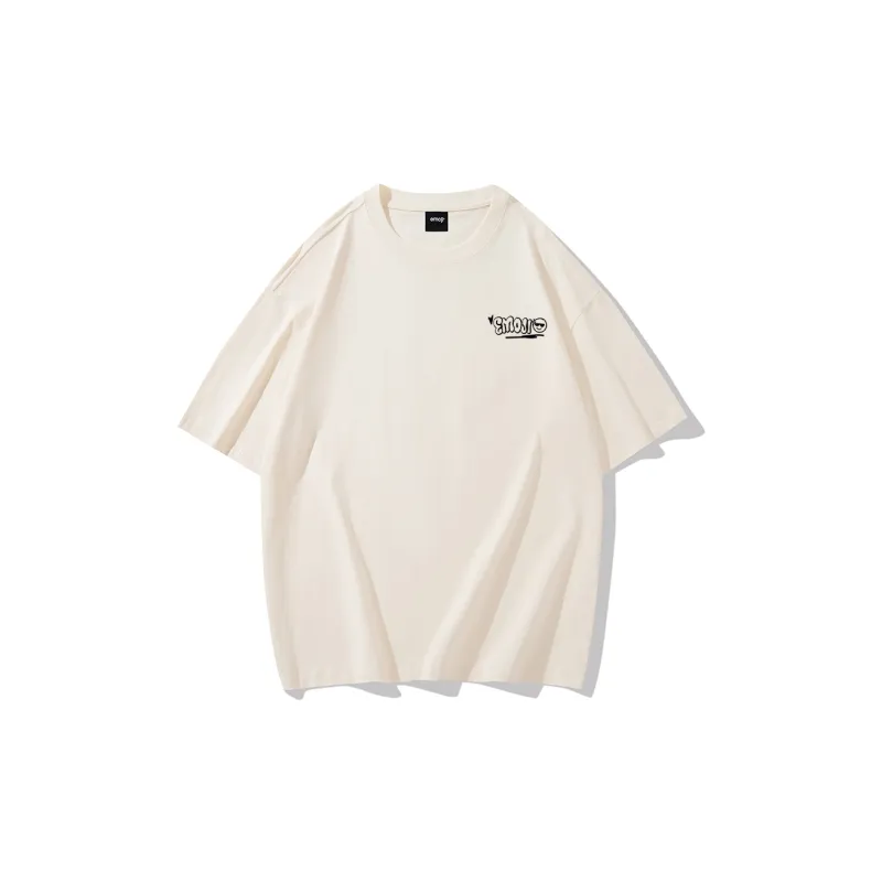 Emoji Loose Fit Crew Neck Short Sleeved T Shirts Unisex-7