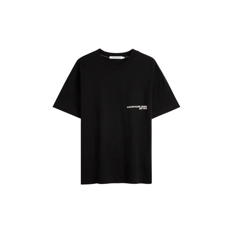 Calvin Klein Logo print Cotton T shirt-5