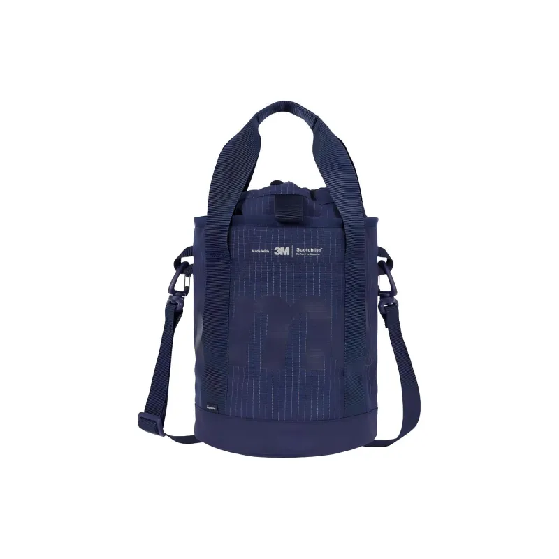 Supreme Polyester One Shoulder Handbag Regular Unisex Marine Blue-1