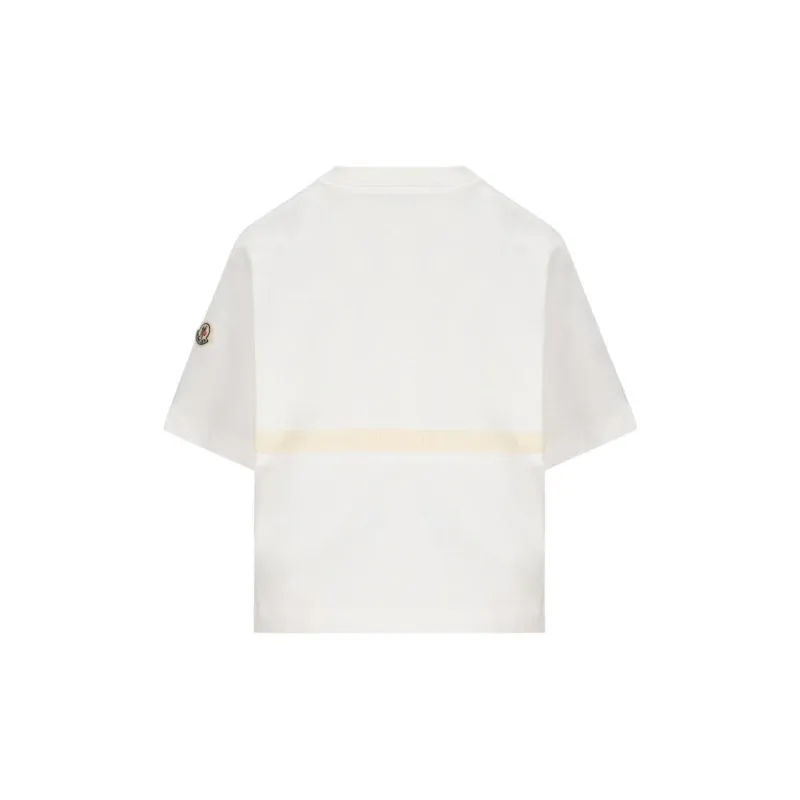 Moncler T Shirts Women's White-1