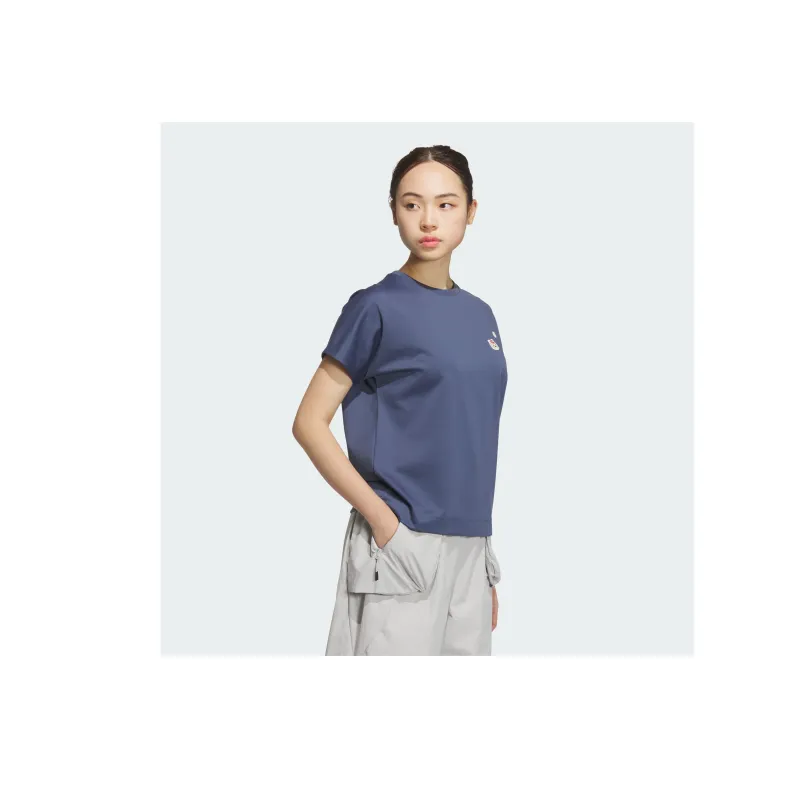 Adidas T Shirt Women's Ink Blue-7
