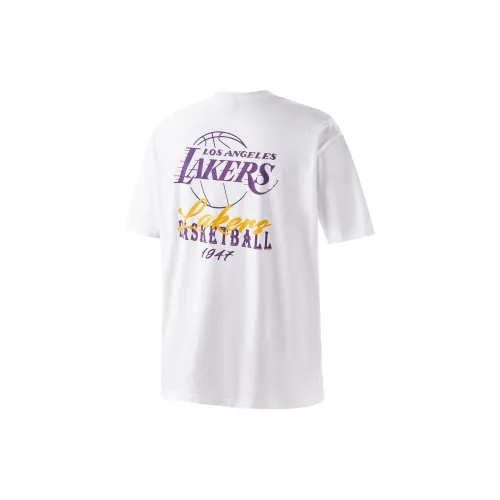 NBA Lakers T-Shirts Unisex White