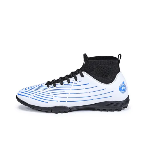 D&W TF Rubber Broken Studs Artificial Ground Natural Ground Anti-Slip Wear-Resistant Soccer Shoes Unisex