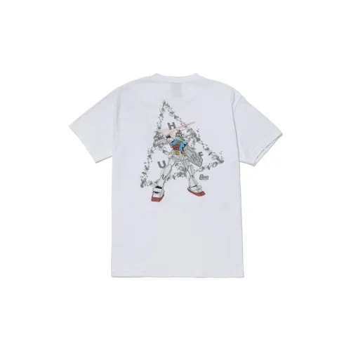 HUF Up To Co-branded Models T-Shirts Unisex White