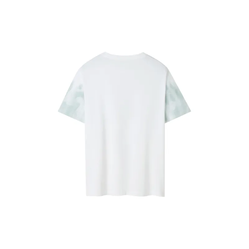 HLA T Shirts Men Ecru Gradient W3-1