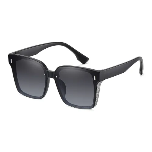 PRETTYALLUSION Square Sunglasses Unisex