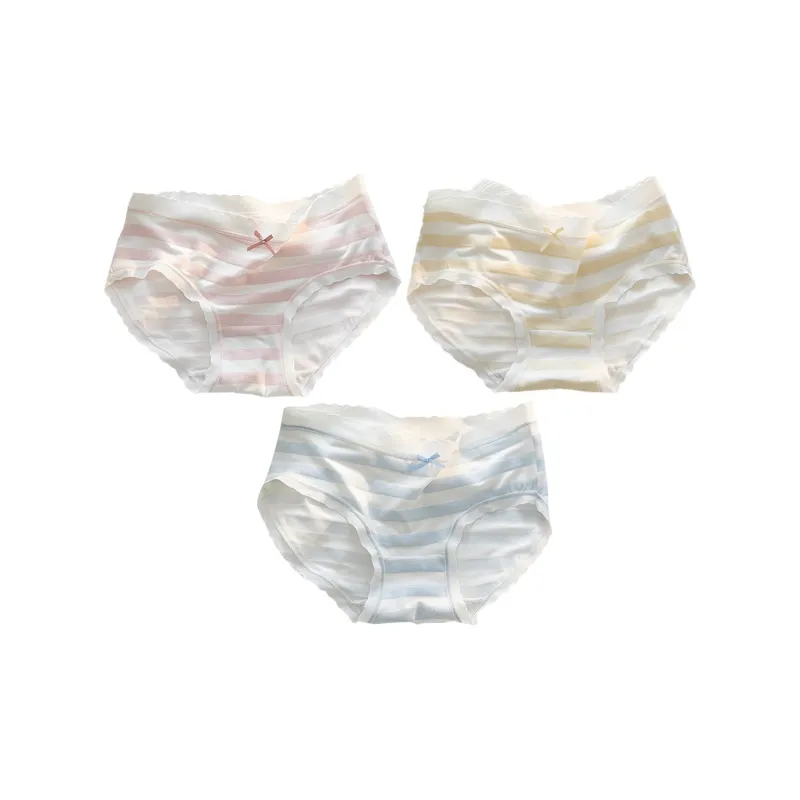Flowers In Water Underpants Women's 3 Pack-1