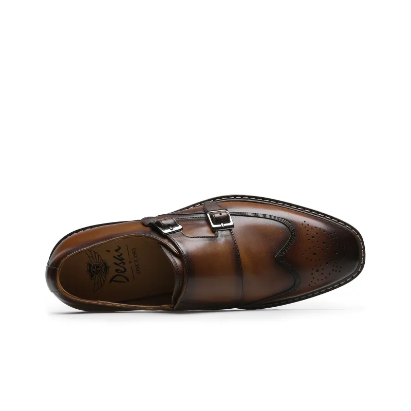 Desai Desai Dress Shoes Men's Brown-2