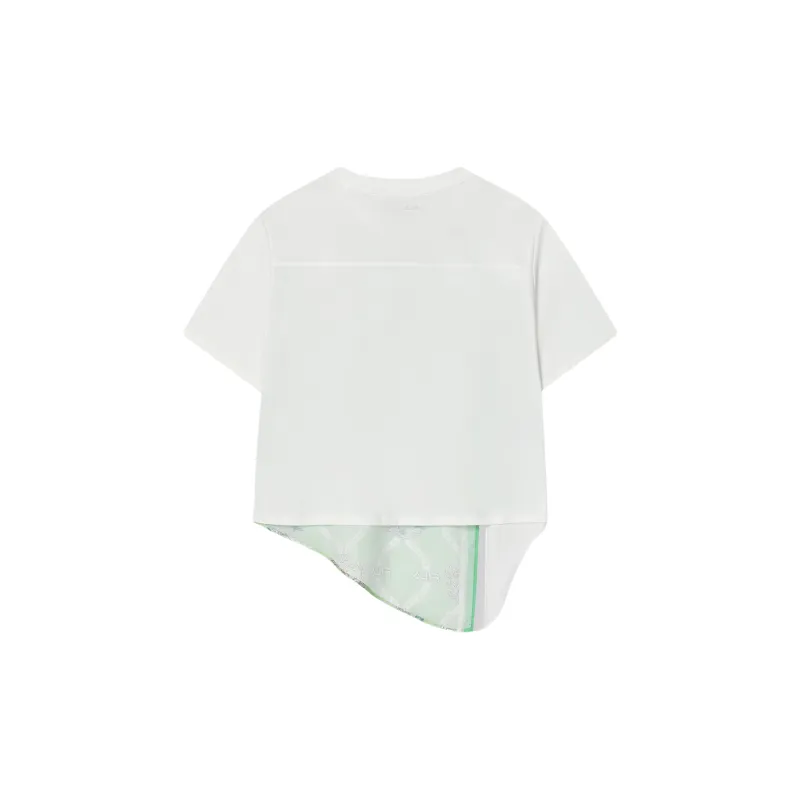 FILA Set in Sleeve T Shirt Women's Sun White-1