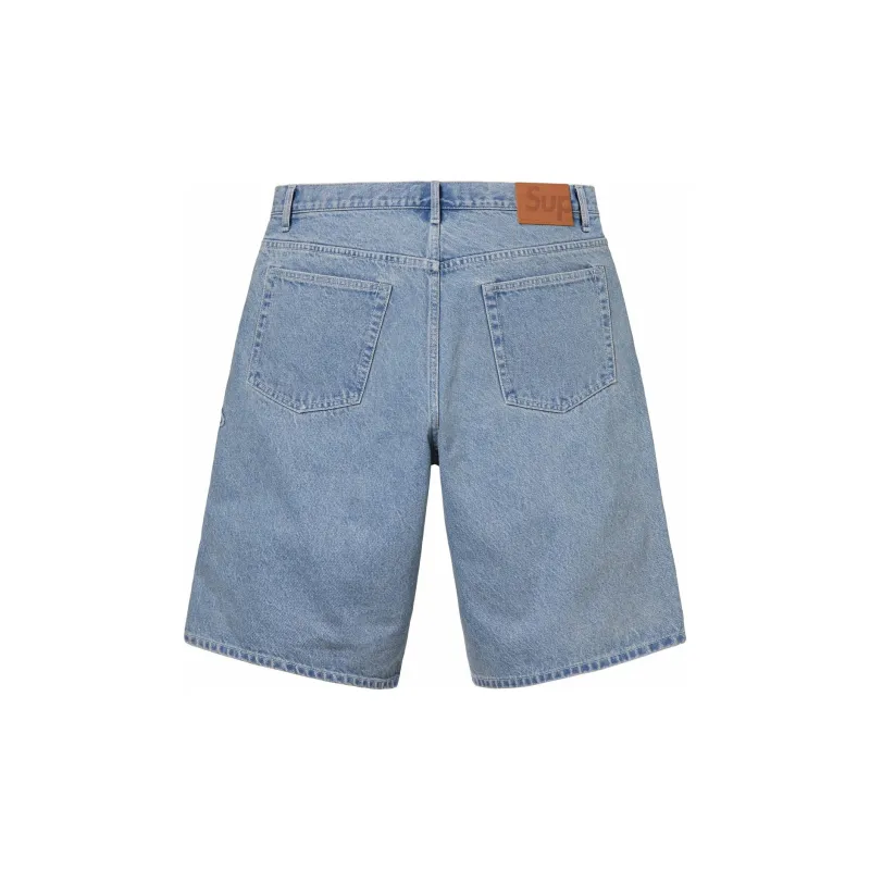 Supreme Script Baggy Denim Short-2