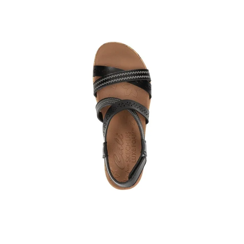 Skechers Cali Beverlee Strap Sandals Women's Black-3