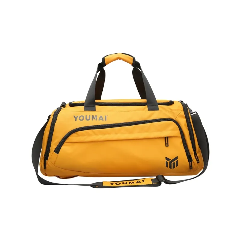 Travel Oxford Gym Bag Medium Size Unisex Black/Orange/Khaki/White/Yellow/Army Green/Lake Blue/Gray-10