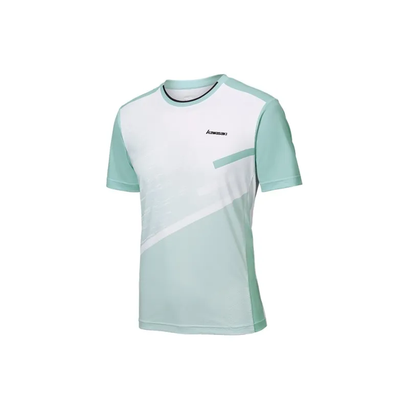 Kawasaki T Shirt Men's Gray Green/Blue-2