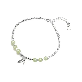 LUXLINE Bracelets Green Jade Women's