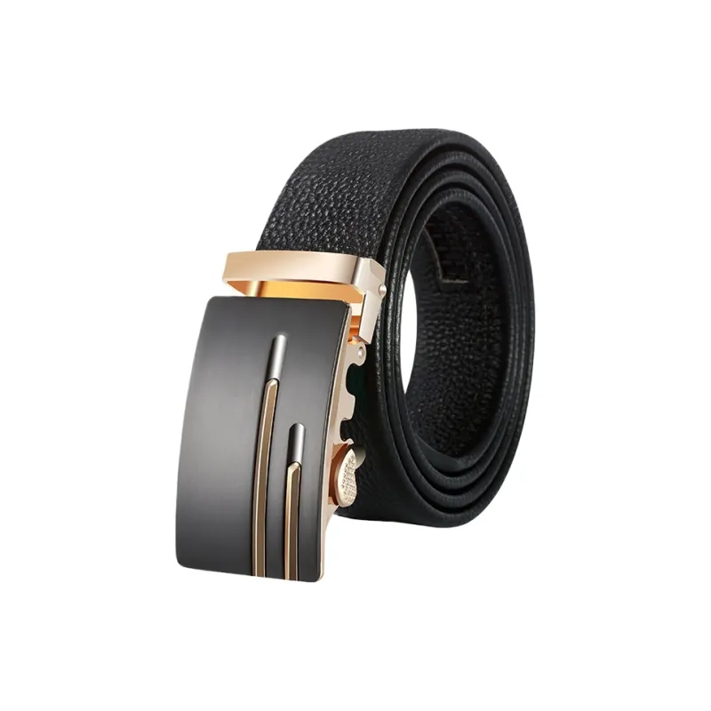 CARTELO Cow Split Leather Belts Men's Width 3.5cm-2